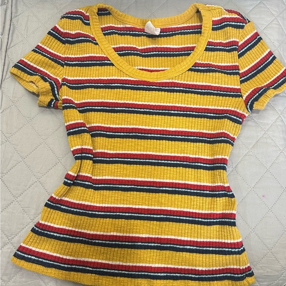 Striped Ribbed Knit Top - Picture 6 of 6